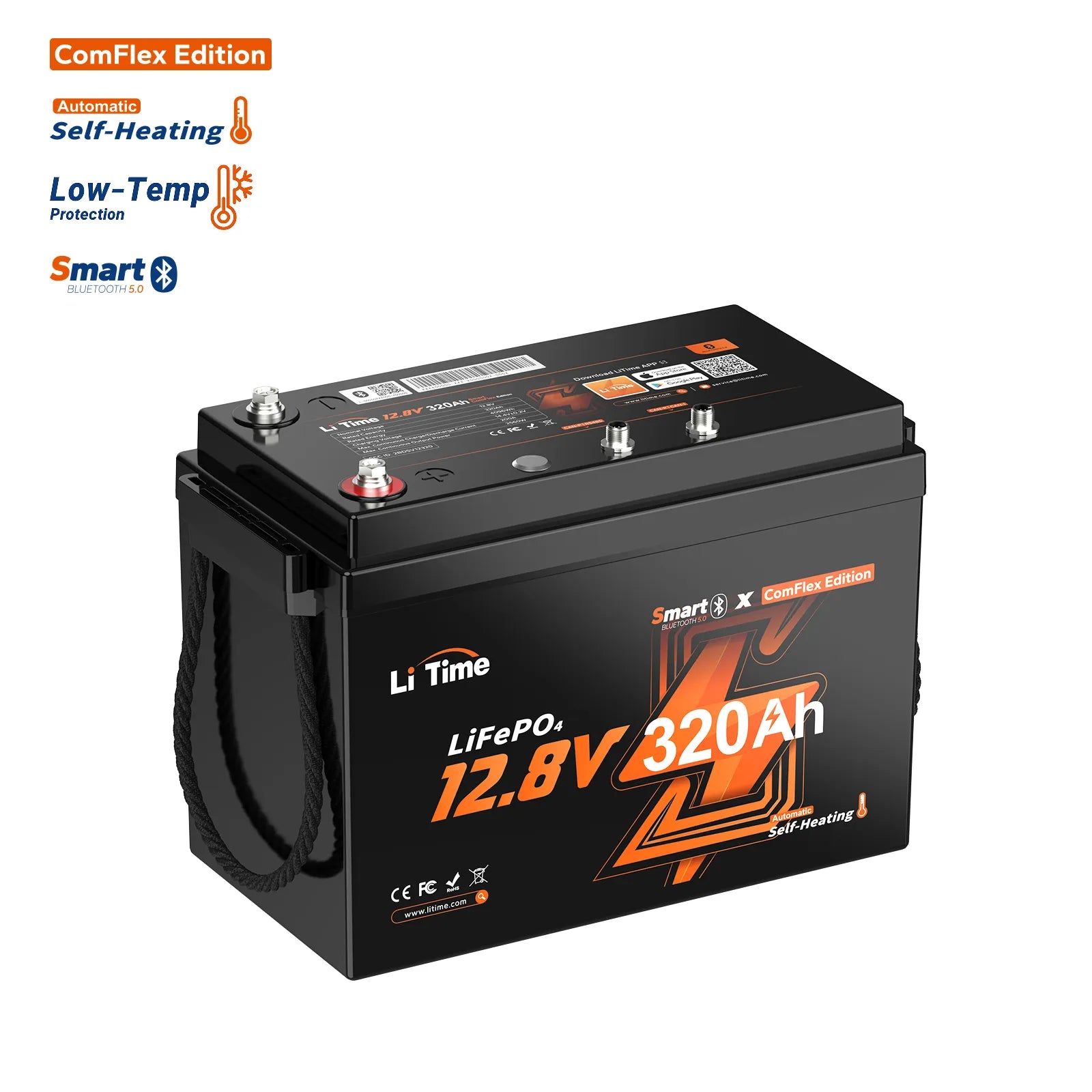 12V 320Ah ComFlex Smart LiFePO4